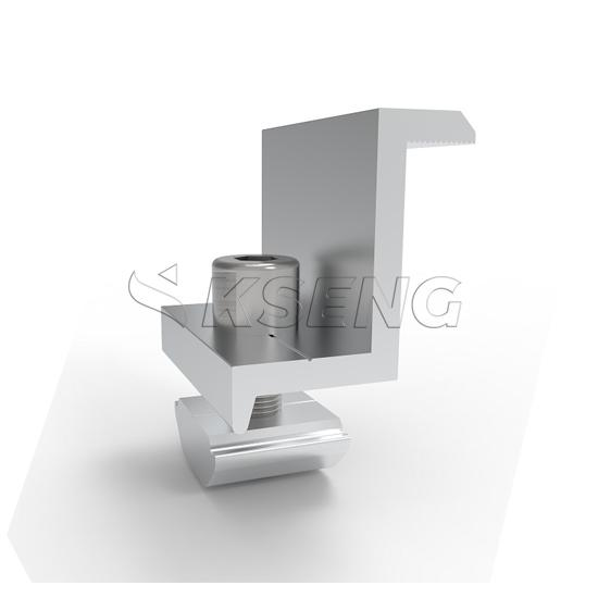 High-strength solar end clamps offering exceptional stability and durability for long-term solar system performance