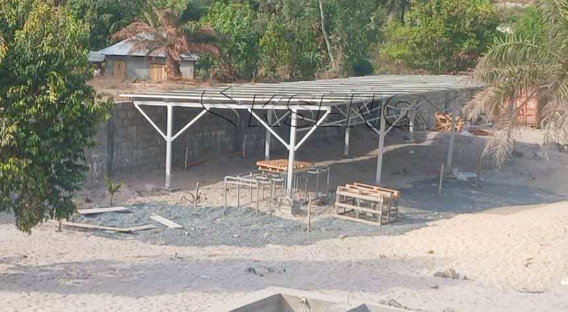 PV solar carport system providing dual-use parking shelter and clean energy generation
