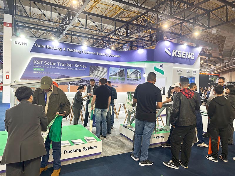 Intersolar South America 2024 – Kseng Solar stellte in Brasilien szenarioübergreifende Solar-Regallösungen vor