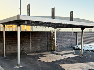 9-kW-Solar-Carport-Montagesystem-Projekt in Israel