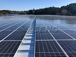 1522,8 kW-Solar-Metalldachhalterungen Solardach-Klemmlösung in Japan