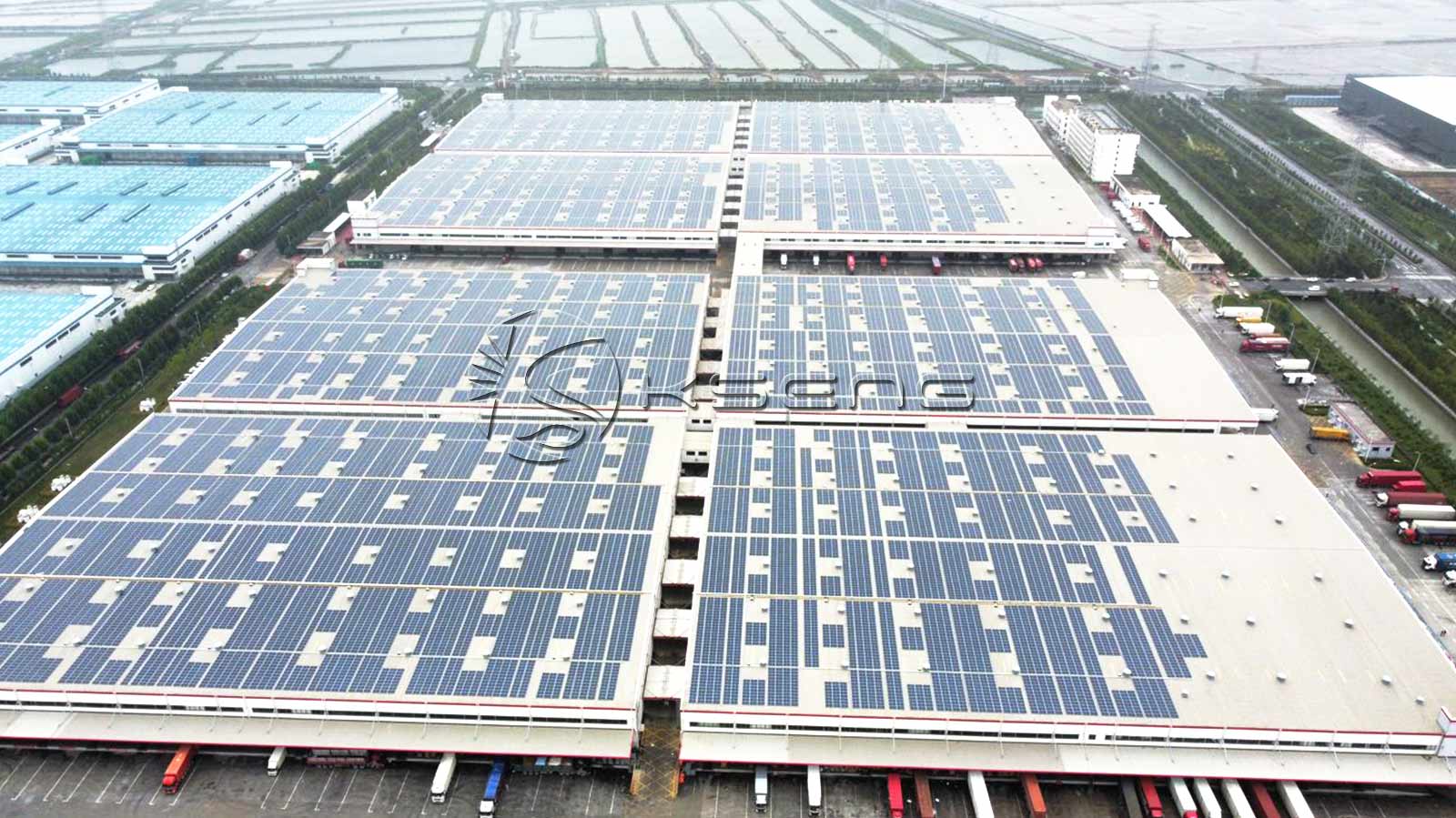 Shangdong-China Solardachmontagesystem 18MW