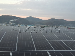 295KW-Metal Roof Solar Bracket Project in Korea