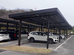 172,5 kW – wasserdichtes Solar-Carport-Montagesystem in Japan