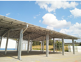 99,8 kW Solar-Carport aus Kohlenstoffstahl in der Tschechischen Republik