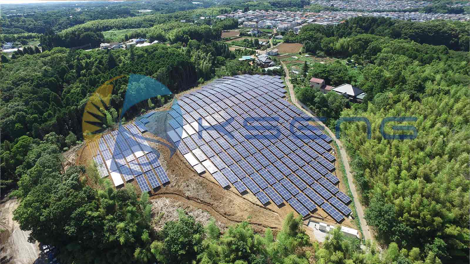  Chiba-ken Solarpanel-Bodenmontagesystem 1MW 