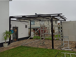 8KW-Solar-Carport-Montagesystem in Deutschland