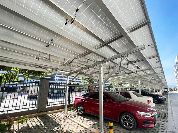 3,5 MW – wasserdichter Aluminium-Solar-Carport in China
