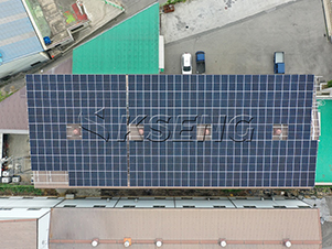 150-kW-Solardachmontageprojekt in Korea