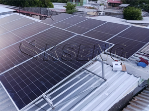50KW Adjustable Metal Roof Solar Mount Installation Project for Efficient Rooftop Solar Power Generation